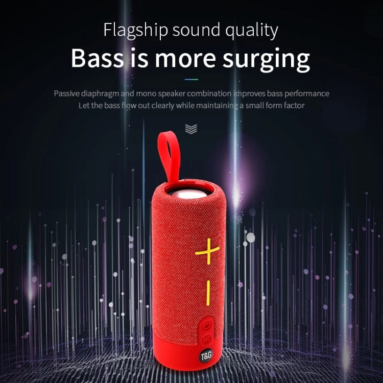 T&G TG619 Portable Bluetooth Wireless Speaker Waterproof Outdoor Bass Subwoofer Support AUX TF USB(Red) - HoMEdemic™ 