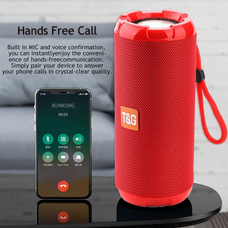 T&G TG621 Portable Waterproof 3D Stereo Wireless Speaker, Support FM Radio / TWS / TF Card(Red) - HoMEdemic™ 