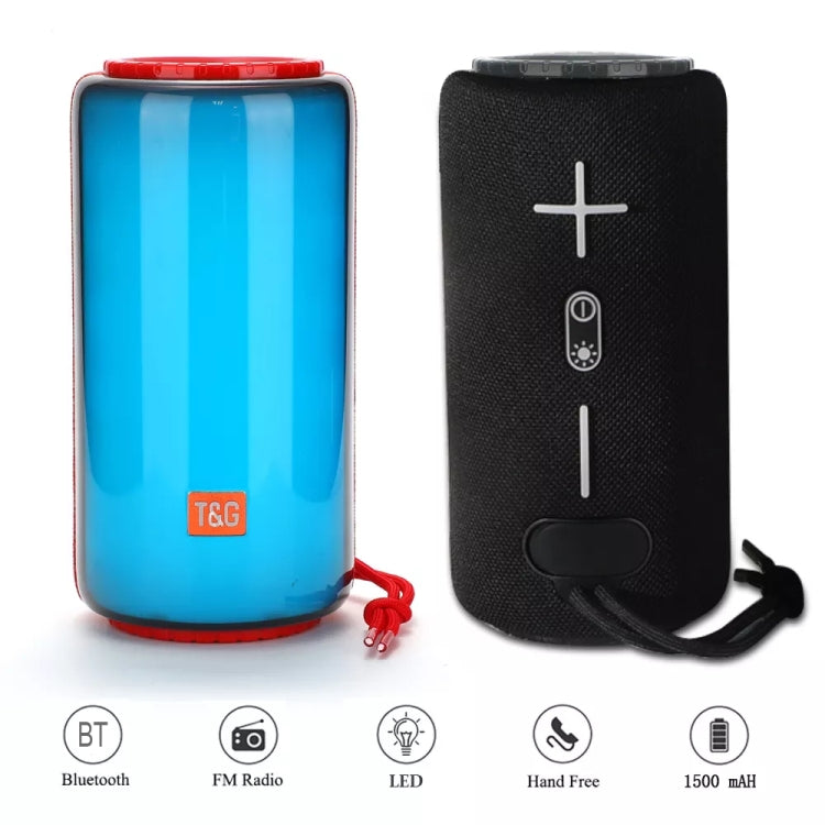 T&G TG639 10W Portable LED Light TWS Wireless Bluetooth Speaker(Blue) - HoMEdemic™ 