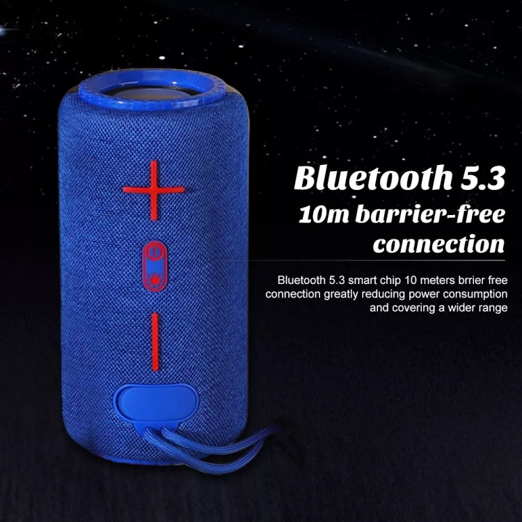 T&G TG639 10W Portable LED Light TWS Wireless Bluetooth Speaker(Blue) - HoMEdemic™ 