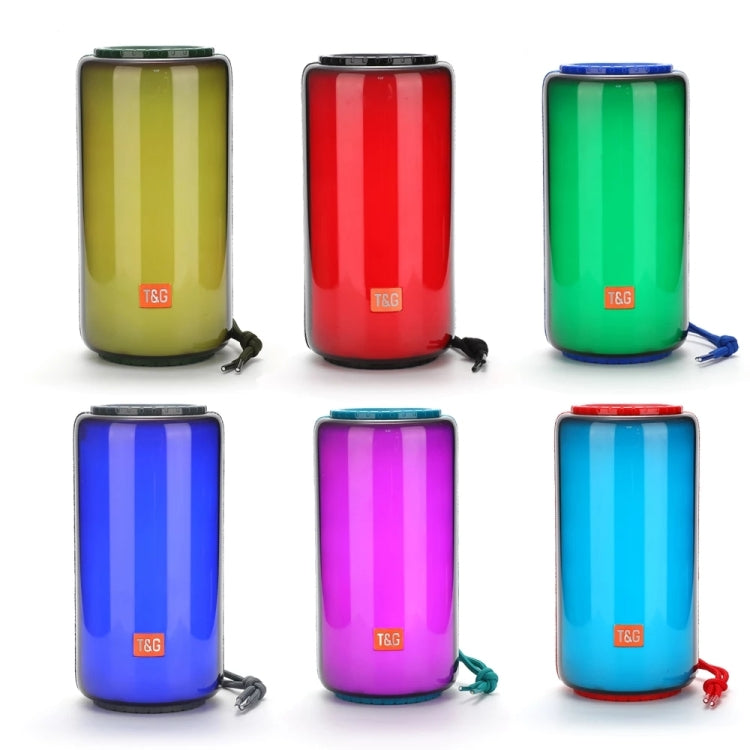 T&G TG639 10W Portable LED Light TWS Wireless Bluetooth Speaker(Light Blue) - HoMEdemic™ 