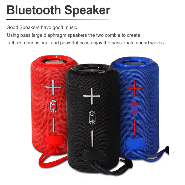 T&G TG639 10W Portable LED Light TWS Wireless Bluetooth Speaker(Red) - HoMEdemic™ 