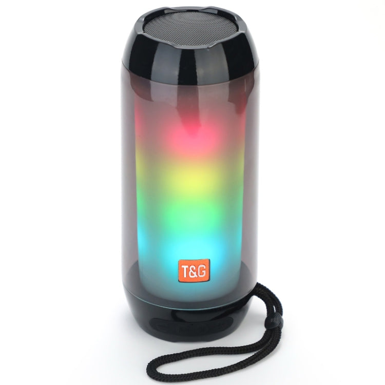 T&G TG643 Portable LED Light Waterproof Subwoofer Wireless Bluetooth Speaker(Black) - HoMEdemic™ 
