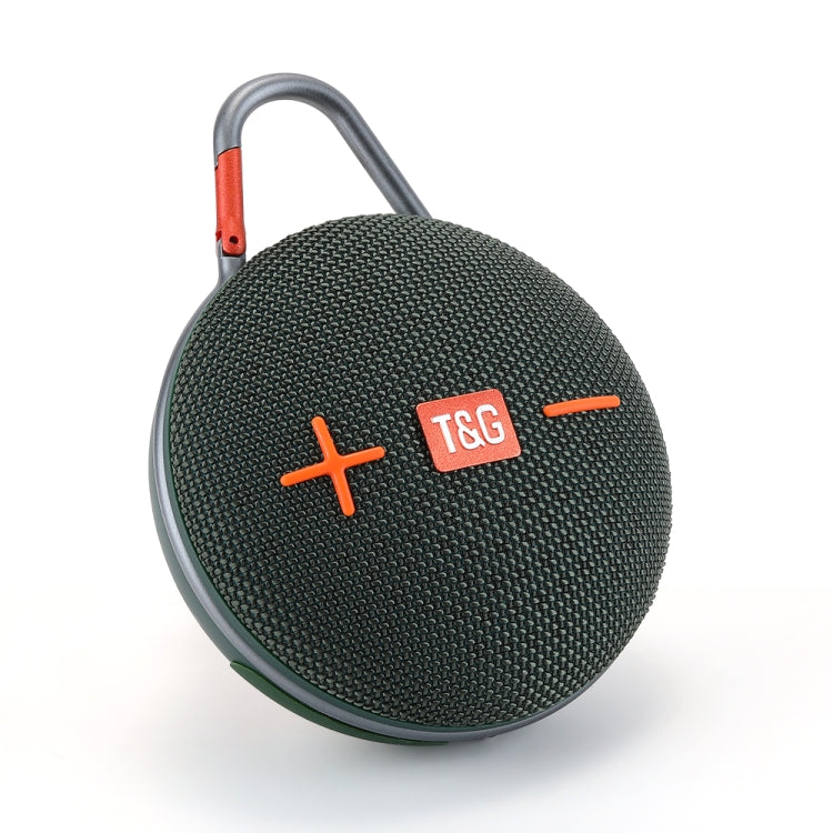 T&G TG648 TWS Outdoor Mini Portable Wireless Bluetooth Speaker with LED Light(Dark Green) - HoMEdemic™ 