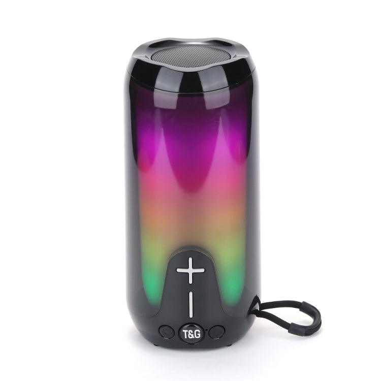 T&G TG651 Portable LED Wireless Bluetooth Speaker Outdoor TWS Subwoofer(Black) - HoMEdemic™ 