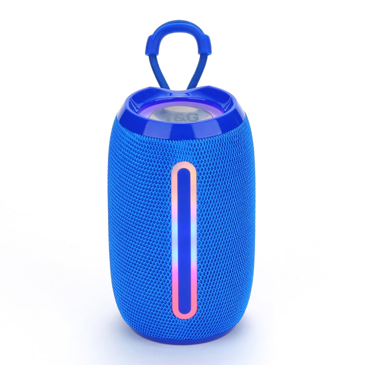 T&G TG653 TWS LED Mini Portable Wireless Stereo Sound Outdoor Speaker(Blue) - HoMEdemic™ 