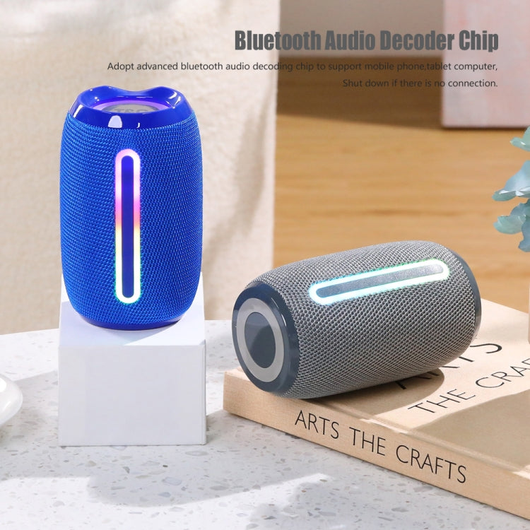 T&G TG653 TWS LED Mini Portable Wireless Stereo Sound Outdoor Speaker(Blue) - HoMEdemic™ 