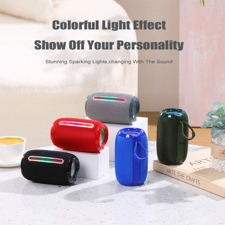 T&G TG653 TWS LED Mini Portable Wireless Stereo Sound Outdoor Speaker(Gery) - HoMEdemic™ 