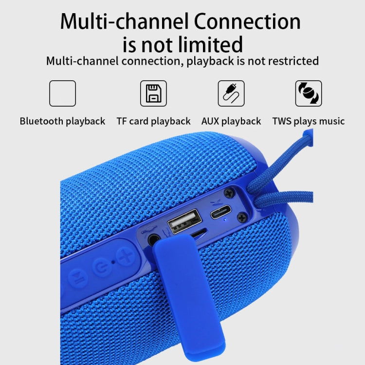 T&G TG653 TWS LED Mini Portable Wireless Stereo Sound Outdoor Speaker(Gery) - HoMEdemic™ 