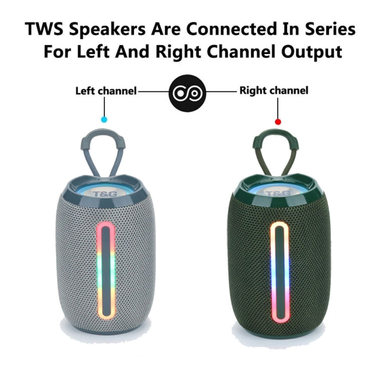 T&G TG653 TWS LED Mini Portable Wireless Stereo Sound Outdoor Speaker(Red) - HoMEdemic™ 