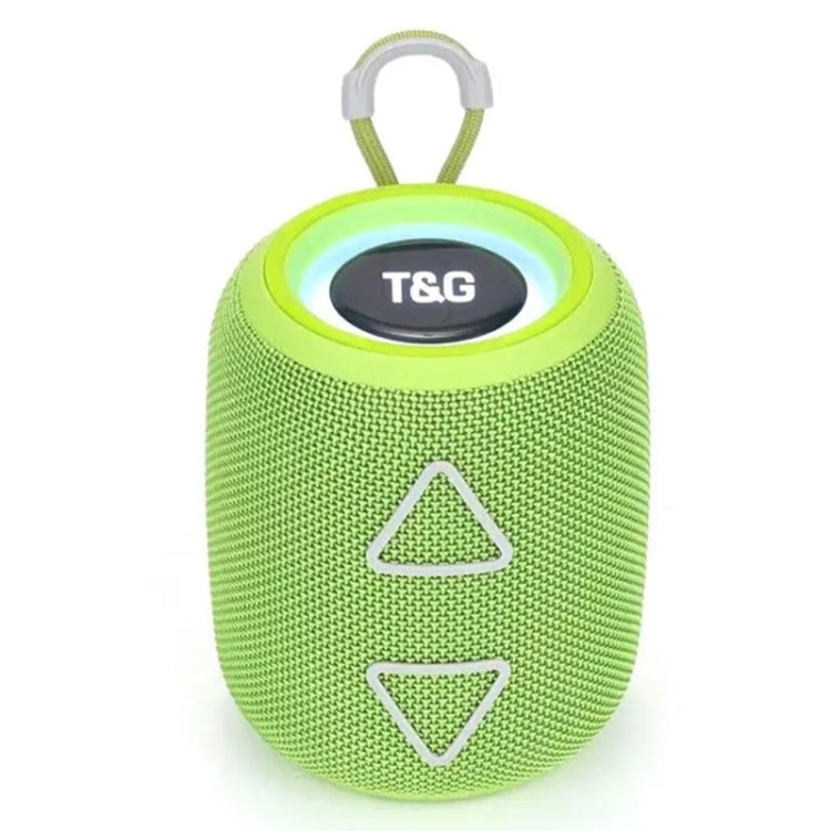 T&G TG655 Outdoor Portable TWS Wireless Bluetooth Speaker LED Light Stereo Subwoofer(Green) - HoMEdemic™ 