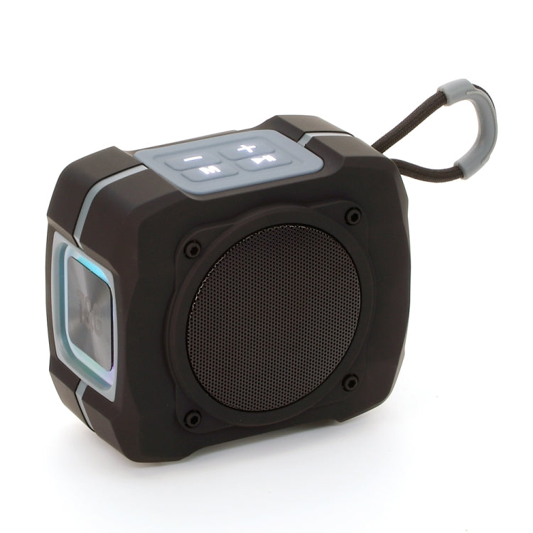 T&G TG661 Colorful LED Portable Outdoor Wireless Bluetooth Speaker(Black) - HoMEdemic™ 