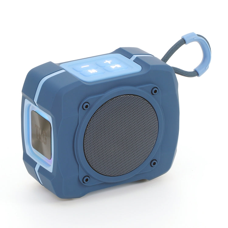 T&G TG661 Colorful LED Portable Outdoor Wireless Bluetooth Speaker(Blue) - HoMEdemic™ 
