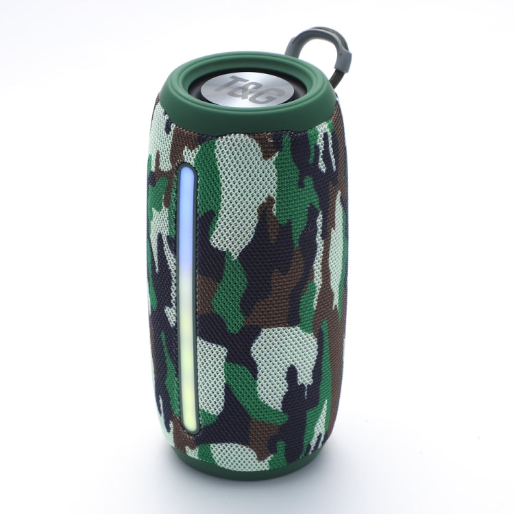 T&G TG663 Portable Colorful LED Wireless Bluetooth Speaker Outdoor Subwoofer(Camouflage) - HoMEdemic™ 