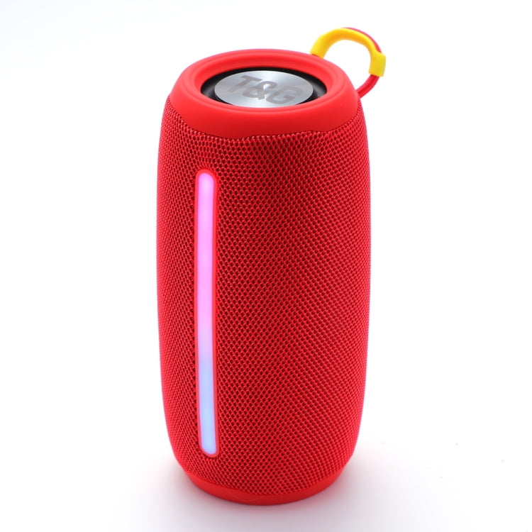 T&G TG663 Portable Colorful LED Wireless Bluetooth Speaker Outdoor Subwoofer(Red) - HoMEdemic™ 