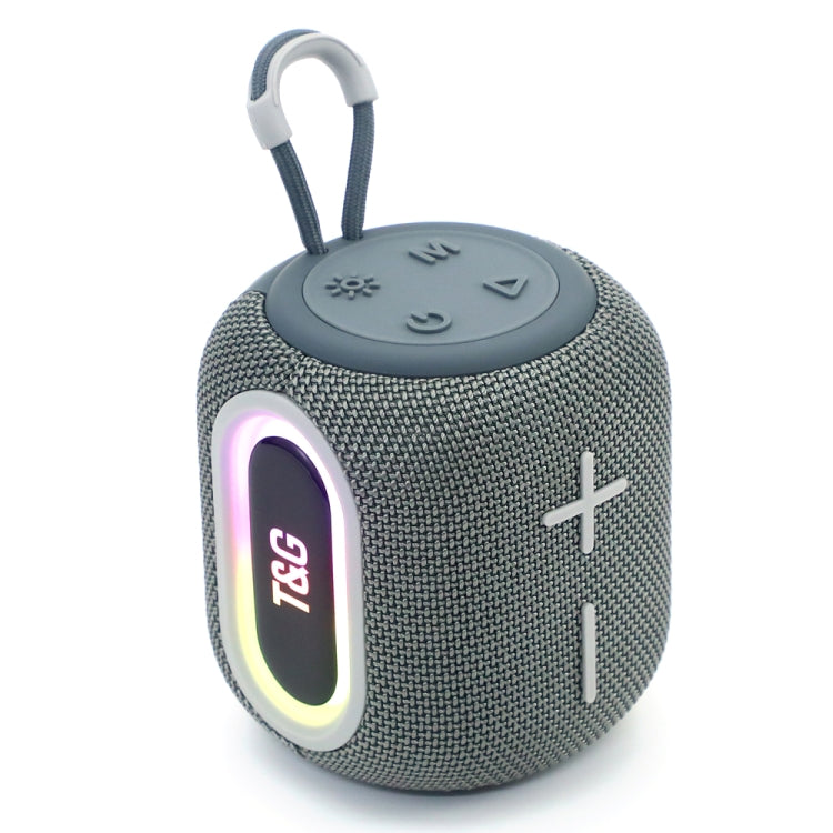 T&G TG664 LED Portable Subwoofer Wireless Bluetooth Speaker(Grey) - HoMEdemic™ 