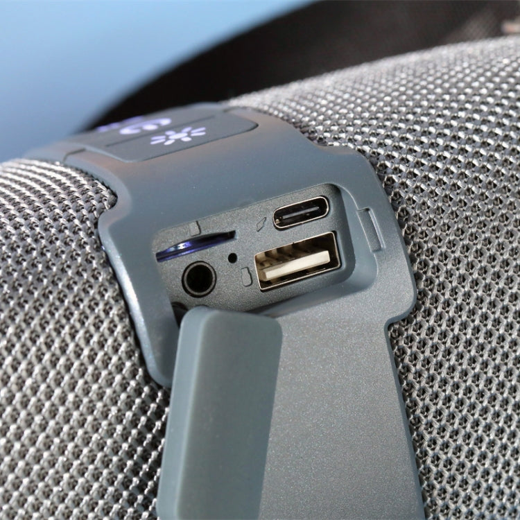T&G TG667 Outdoor Portable TWS Wireless Bluetooth Speaker(Grey) - HoMEdemic™ 
