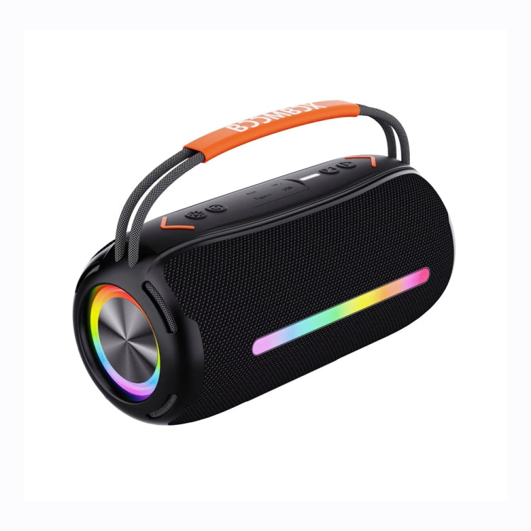 T&G X360 20W RGB Colorful Bluetooth Speaker Portable Outdoor 3D Stereo Speaker(Black) - HoMEdemic™ 