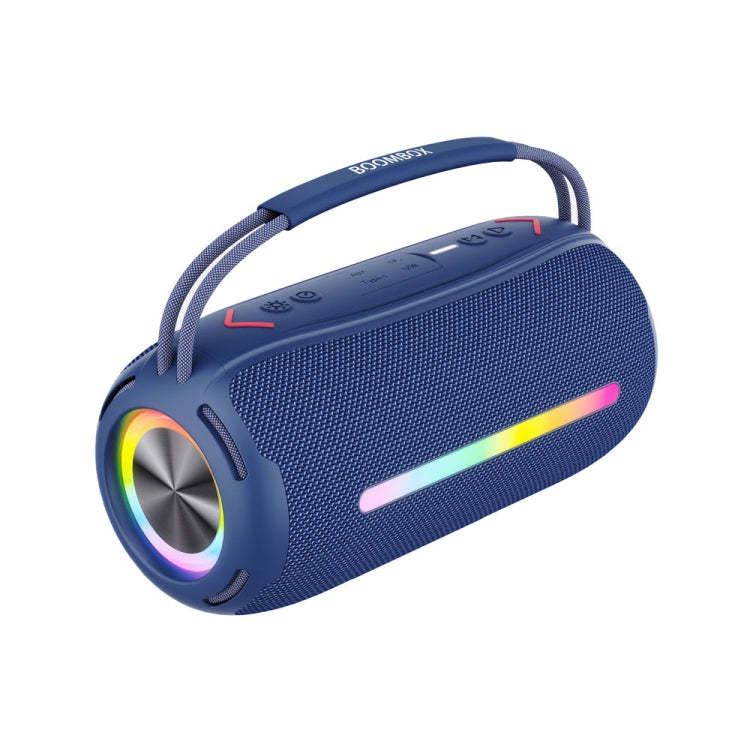 T&G X360 20W RGB Colorful Bluetooth Speaker Portable Outdoor 3D Stereo Speaker(Blue) - HoMEdemic™ 
