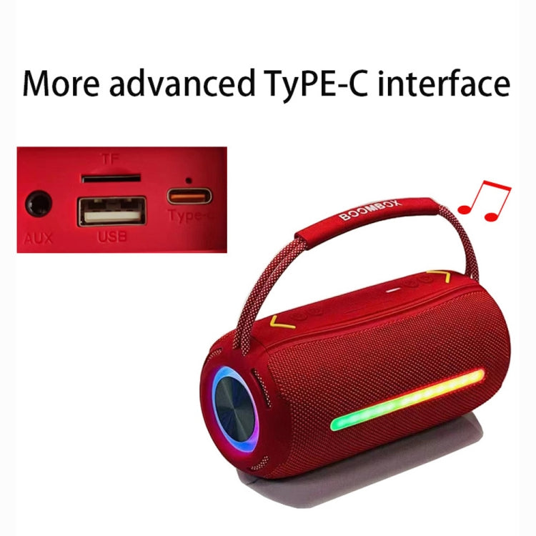 T&G X360 20W RGB Colorful Bluetooth Speaker Portable Outdoor 3D Stereo Speaker(Blue) - HoMEdemic™ 