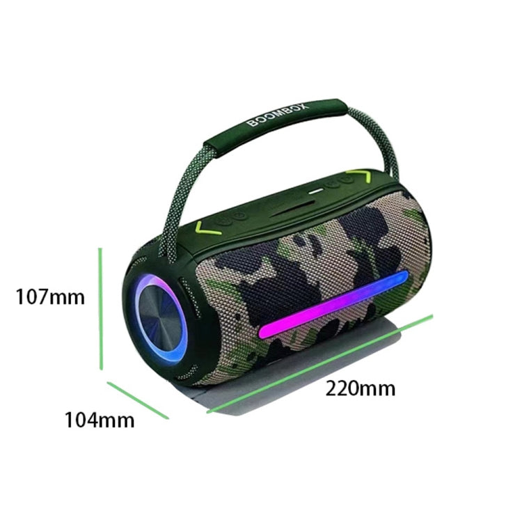 T&G X360 20W RGB Colorful Bluetooth Speaker Portable Outdoor 3D Stereo Speaker(Blue) - HoMEdemic™ 