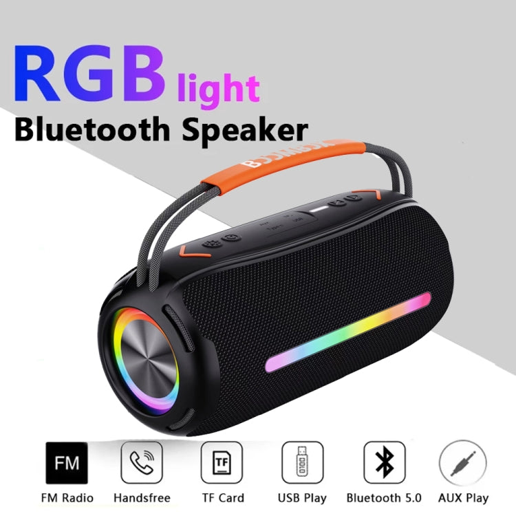 T&G X360 20W RGB Colorful Bluetooth Speaker Portable Outdoor 3D Stereo Speaker(Camouflage) - HoMEdemic™ 