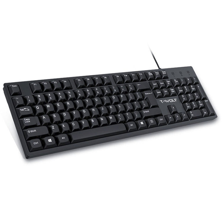 T-WOLF 104-keys USB Computer Office Home Wired Keyboard(T15) - HoMEdemic™ 