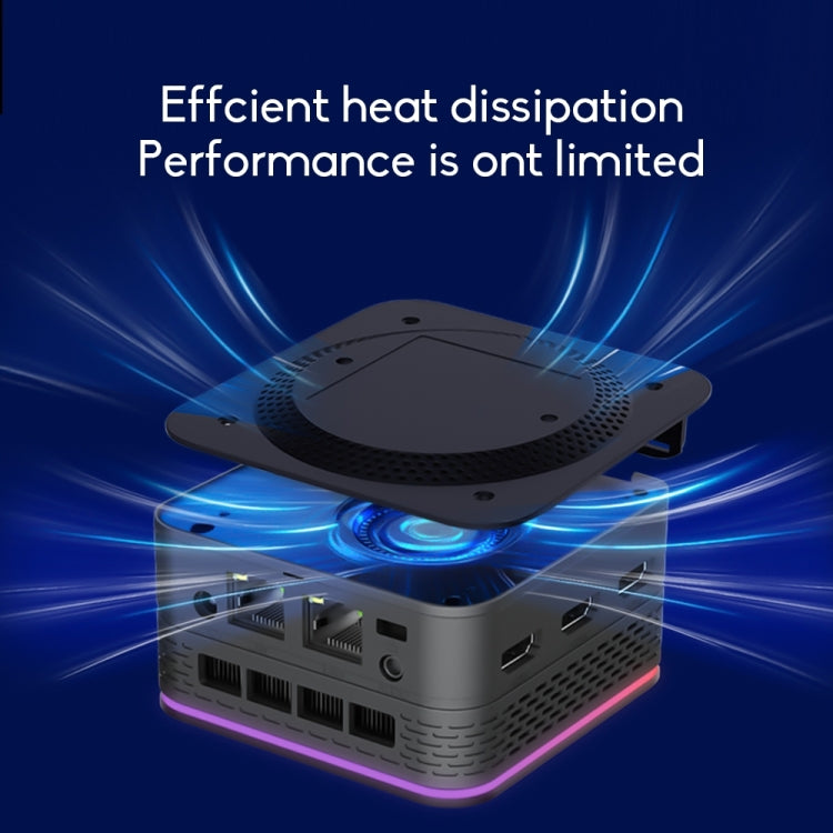T9 Plus N100 DDR5 8G+256G UK Plug 12th Alder Lake Dual Gigabit LAN+3 HDMI 4K HD Pocket Mini PC - HoMEdemic™ 