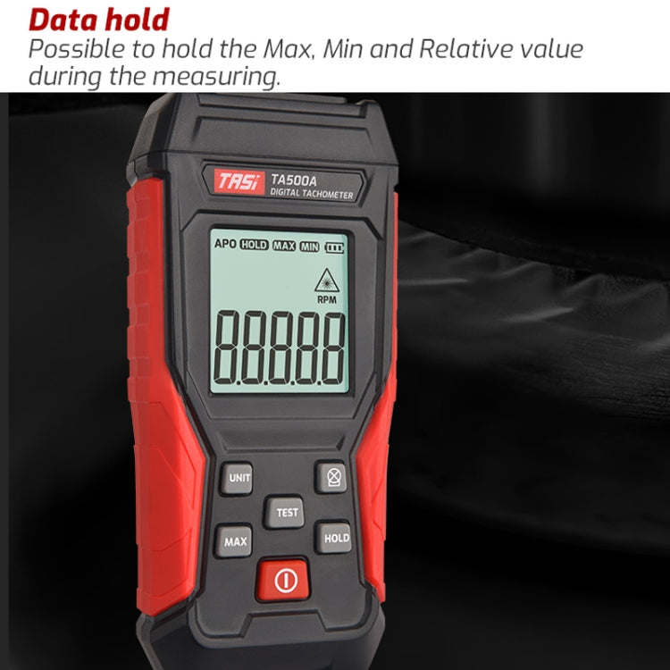 TASI TA500A Optical Measurement Laser Tachometer Digital Display Measuring Speed Meter - HoMEdemic™ 