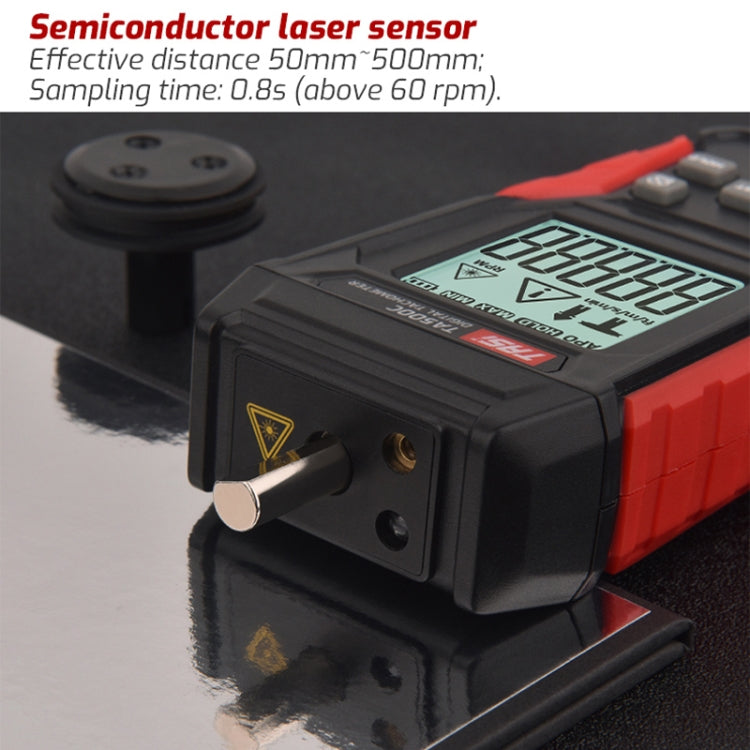 TASI TA500A Optical Measurement Laser Tachometer Digital Display Measuring Speed Meter - HoMEdemic™ 