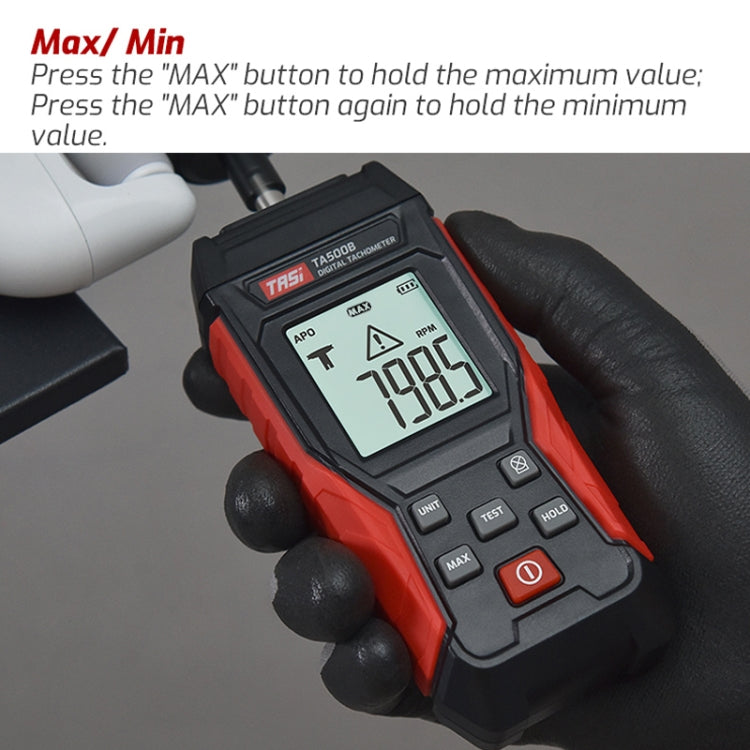 TASI TA500A Optical Measurement Laser Tachometer Digital Display Measuring Speed Meter - HoMEdemic™ 