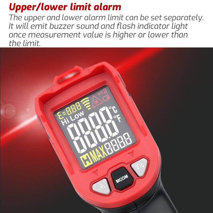 TASI TA601C -50-880 Degrees Celsius Infrared Thermometer Electronic Color Screen Thermometer - HoMEdemic™ 