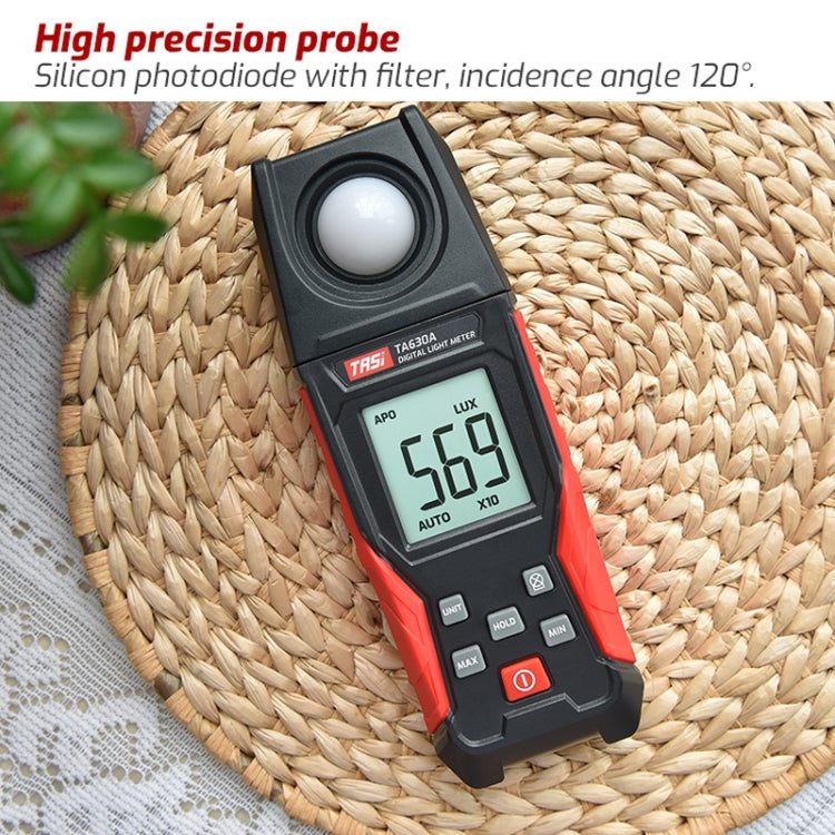 TASI TA630A Integrated Digital Light Meter Illuminance Lux Meter Backlight LCD Display 0.1-200000LUX/0.01-20000FC Light Sensor Tester - HoMEdemic™ 