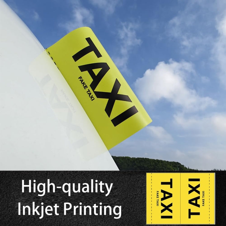 TAXI Washed Mark Label Car Personalized Decorative Stickers(Yellow Large) - HoMEdemic™ 