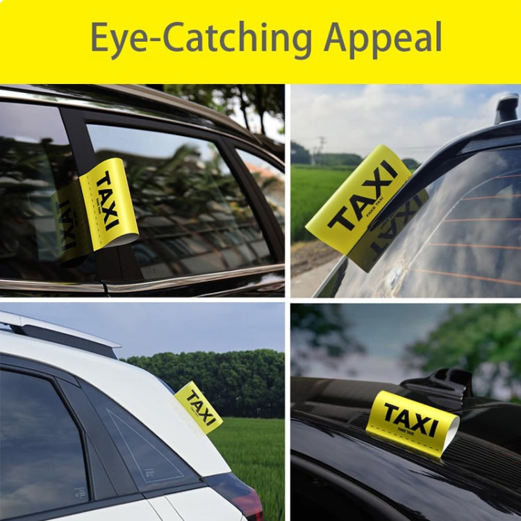 TAXI Washed Mark Label Car Personalized Decorative Stickers(Yellow Large) - HoMEdemic™ 