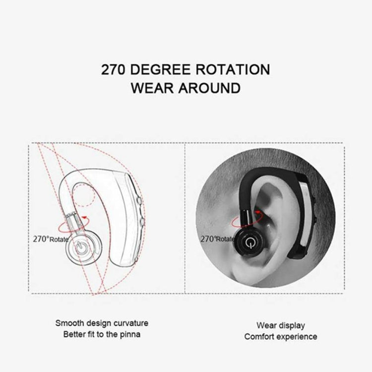 CIRCE K5 Handsfree Wireless Bluetooth Earphone Car Handsfree Bluetooth Headsets Phone Earphones with Mic(Red) - HoMEdemic™ 