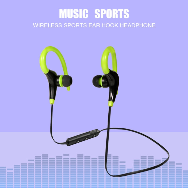 AiWei BT-01 Wireless Bluetooth Earphone with Microphone Hook Sports Earphone(Blue) - HoMEdemic™ 