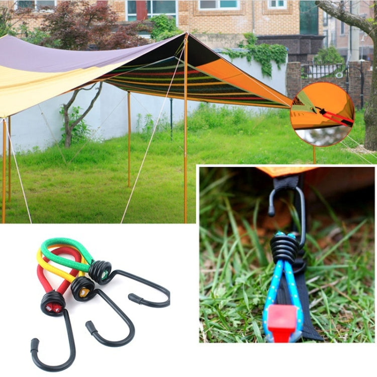 3 PCS Outdoor Camping Tent Elastic Rope Buckle High Elasticity Fixed Straps Camping Accessories, Random Color Delivery, Elastic Rope Buckle - HoMEdemic™ 