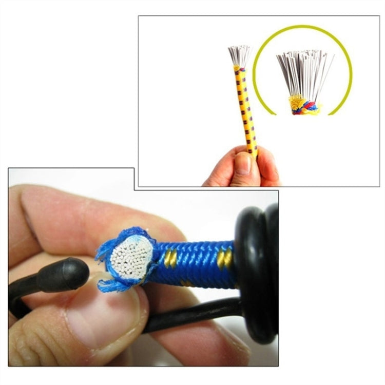 3 PCS Outdoor Camping Tent Elastic Rope Buckle High Elasticity Fixed Straps Camping Accessories, Random Color Delivery, Elastic Rope Buckle - HoMEdemic™ 