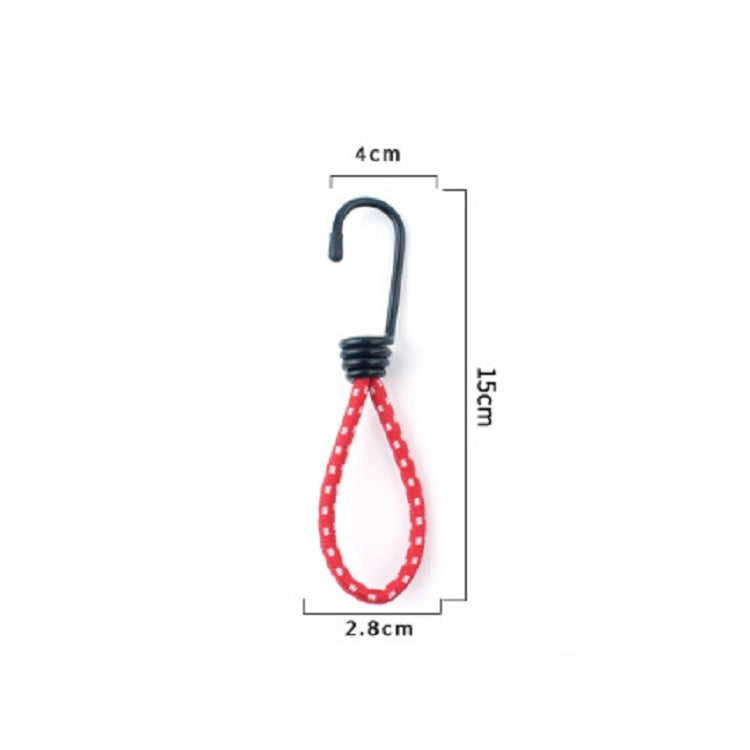 3 PCS Outdoor Camping Tent Elastic Rope Buckle High Elasticity Fixed Straps Camping Accessories, Random Color Delivery, Elastic Rope Buckle - HoMEdemic™ 