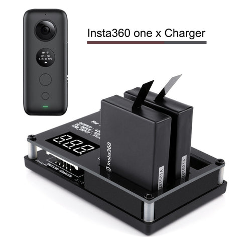 Micro USB Triple Battery Charger for Insta360 ONE X Panoramic Camera(Eu Plug) - HoMEdemic™ 