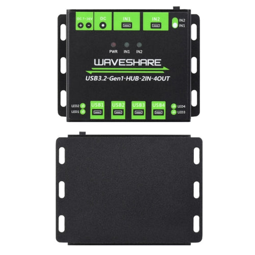 Waveshare 23929 USB HUB, Extending 4 X USB 3.2 Ports, Switchable Dual Hosts, Multi Protections - HoMEdemic™ 