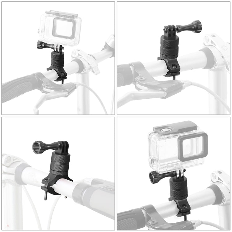 Aluminum Alloy Bicycle Mounting Bracket Bicycle Clip For Action Camera(Black) - HoMEdemic™ 
