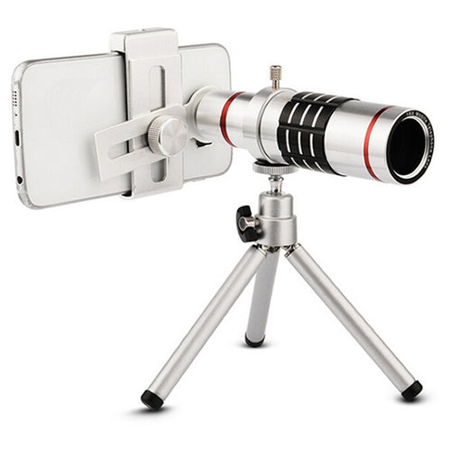 Outdoor Telescope Mobile Phone Accessories Shooting Telephoto Lens with Universal Metal Clip( 18X) - HoMEdemic™ 