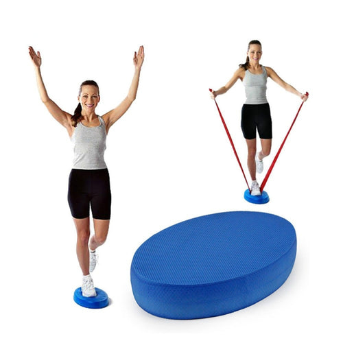 TPE Oval High Rebound Non-slip Yoga Supplies Balance Mat, Size: 31 x 21 x 6cm - HoMEdemic™ 