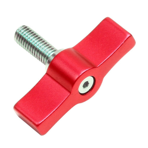 10PCS T-shaped Screw Multi-directional Adjustment Hand Screw Aluminum Alloy Handle Screw, Specification:M4(Red) - HoMEdemic™ 