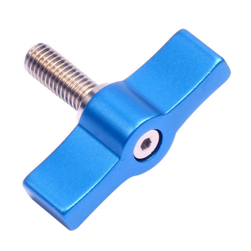 10PCS T-shaped Screw Multi-directional Adjustment Hand Screw Aluminum Alloy Handle Screw, Specification:M4(Blue) - HoMEdemic™ 