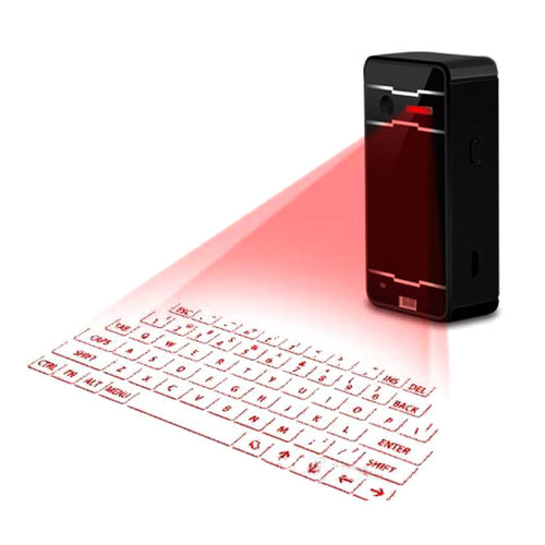 JHP-Best Portable Virtual Lasers Keyboard Mouse Wireless Bluetooth Lasers Projection Speaker(Black) - HoMEdemic™ 