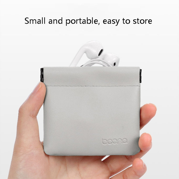 2 PCS Baona Earphone Data Cable Storage Bag Mini Portable U Disk Earphone Bag, Size:Small(Blue) - HoMEdemic™ 