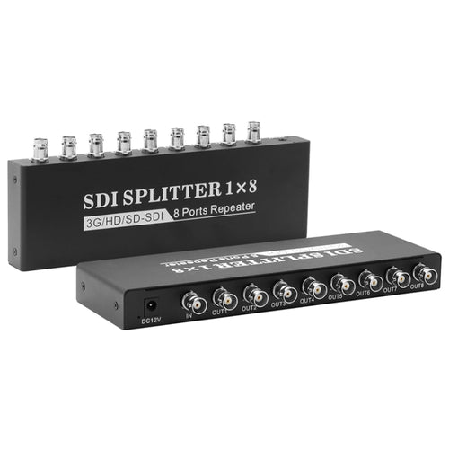 1 In 8 Out SD-SDI / HD-SDI / 3G-SDI Distribution Amplifier Video SDI Splitter(EU Plug) - HoMEdemic™ 